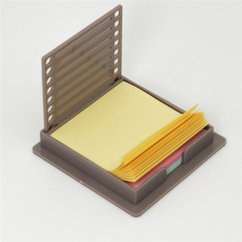 

AU40!!Stick Note Dispenser Sticky Note Holder With Stencil Self-Adhesive Notepad Note Organ Note Template Notes Template