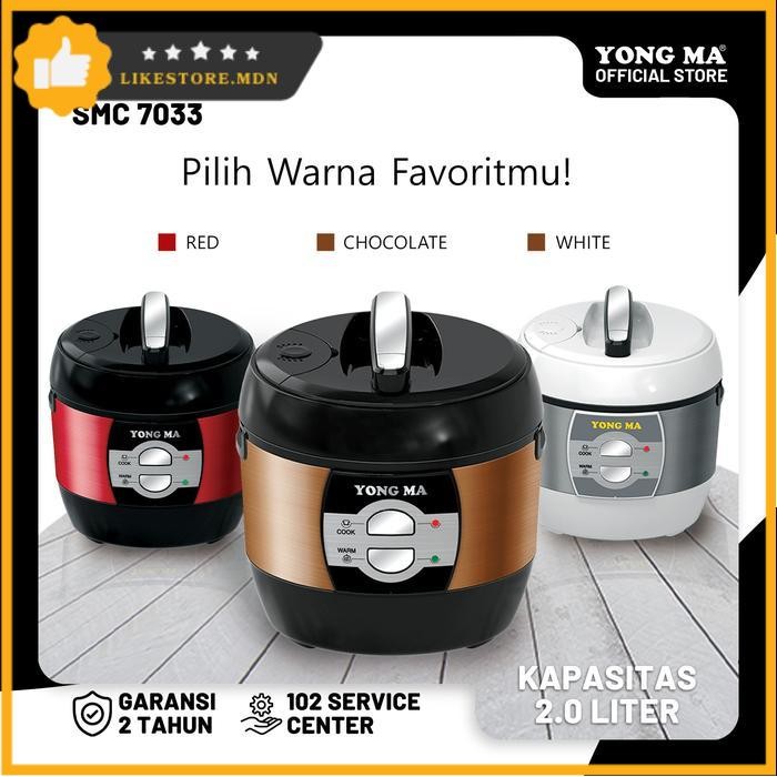 YONGMA RICE COOKER 2L SMC-7033
