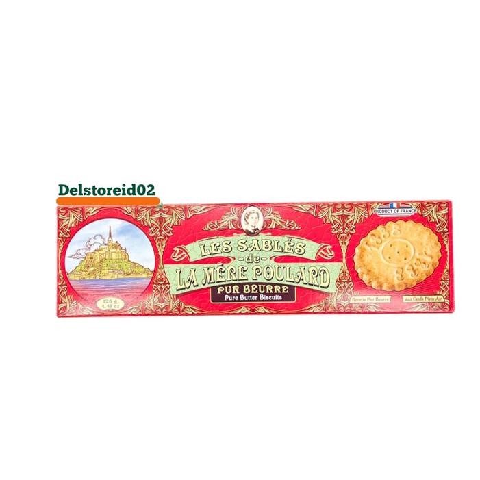 

Les sables de la mere poulard pure butter biscuits 125gr