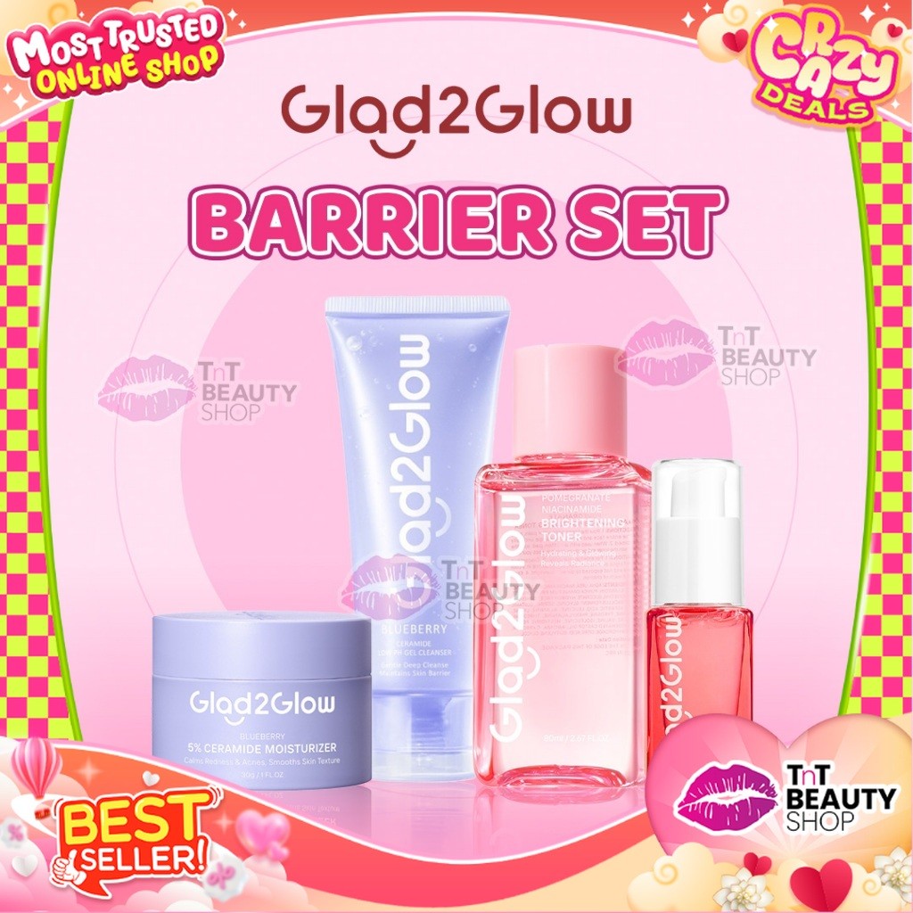 [BUNDLING] Glad2Glow BARIER SET 4in1 Paket Kecantikan | TnT Beauty Shop