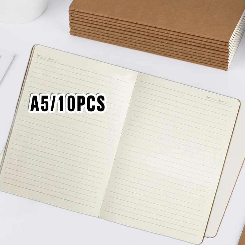

10Pcs Notebook A5 / Buku Tulis Catatan Bergaris / Buku Diary
