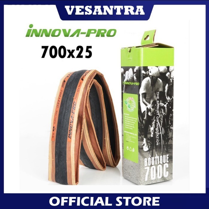 [KUALITAS TERBAIK] Innova Pro Ban Luar Roadbike 700x25c Ban Luar Roadbike Gumwall Kevlar