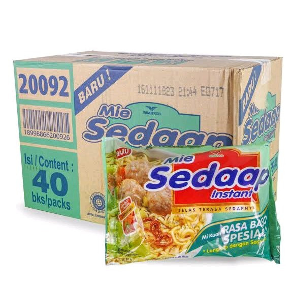 

Mie Sedaap BASO Spesial 1 Dus isi 40