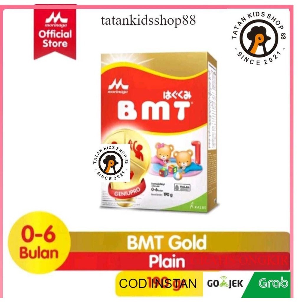Original Morinaga BMT Gold 0 6 bulan 400 gr Susu Formula Bayi Sufor tahap 1 Moricare Termurah