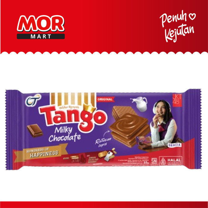 

TANGO Wafer Milk Chocolate 35gr Exclusive JKT48