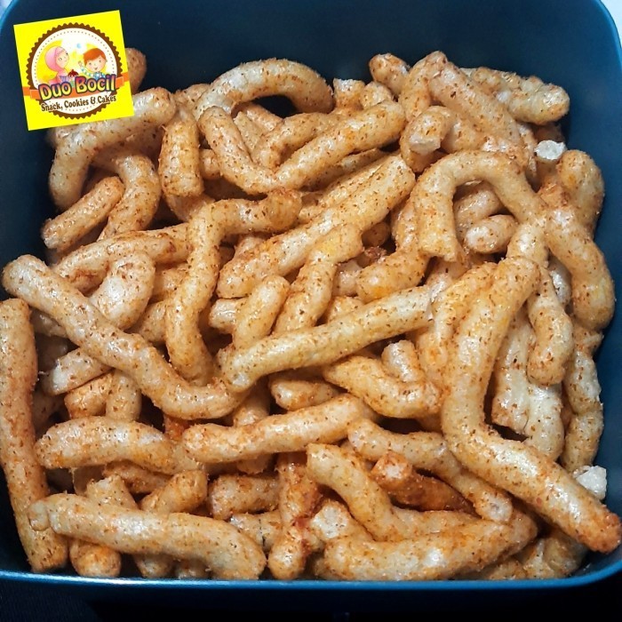 

HEMAT! Kerupuk Gurilem Pedas Gurih 200 Gram