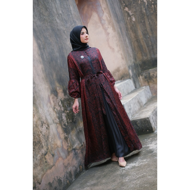 NEW COLLECTION ALMA SET|SET OUTER PREMIUM|SET BATIK TERBARU|GAMIS GIES BUTIK|OUTFIT KONDANGAN|GAMIS 