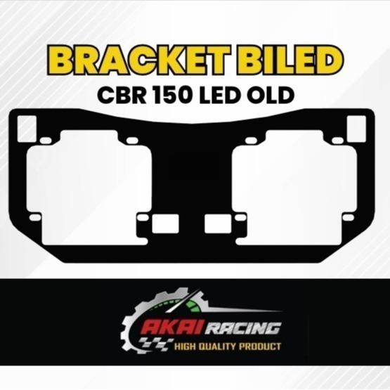 Bracket Lampu Biled Projie Led Hid 2.5 Inch Motor CBR 150 Led Old Kualitas Terbaik