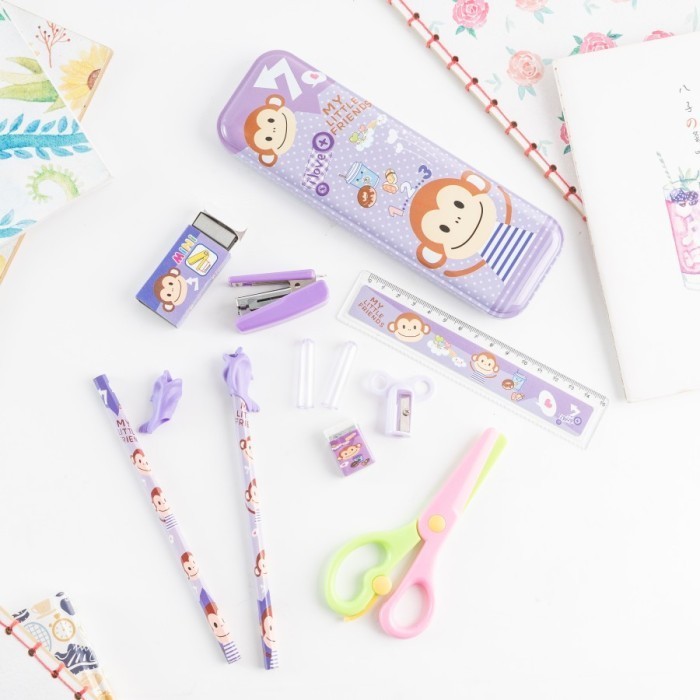 

promo ✨ -ARAMI WON Stationery Alat Tulis Super Lengkap Peralatan Sekolah Anak - Hijau