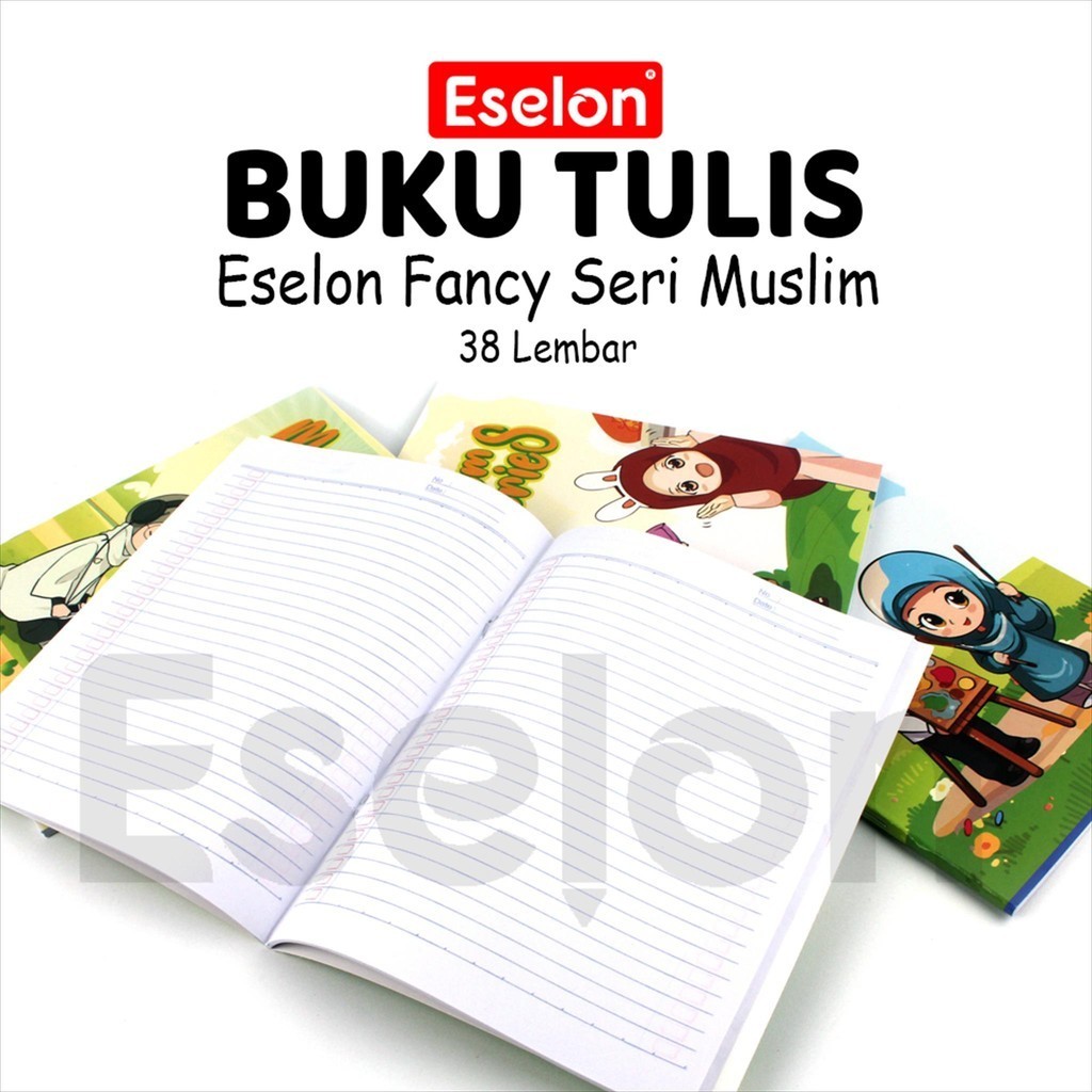 

RB [MaxMart] 10pcs Buku Tulis Garis Eselon 38lembar /1 Pak Buku Tulis Eselon
