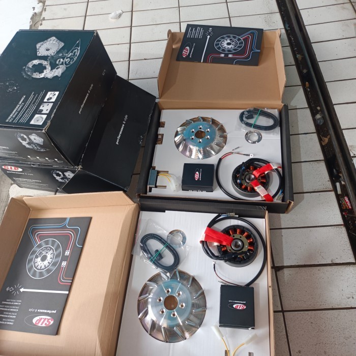 pengapian set Vespa Smallframe PTS special cone 20 original baru