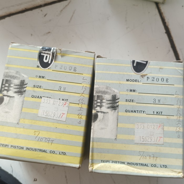 seher set Vespa 200cc Spartan Excel 200 3m merk TP nos