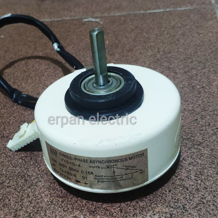 

H3216 MOTOR FAN AC INDOOR YSS-10-4 AS PENDEK 3.4mm.