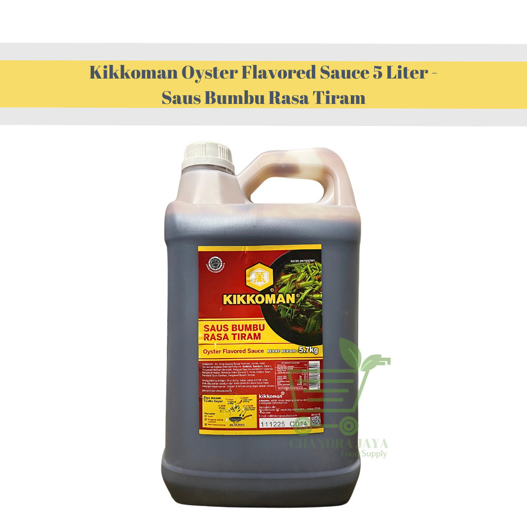 

Kikkoman Oyster Flavored Sauce 5 Liter - Saus Bumbu Rasa Tiram