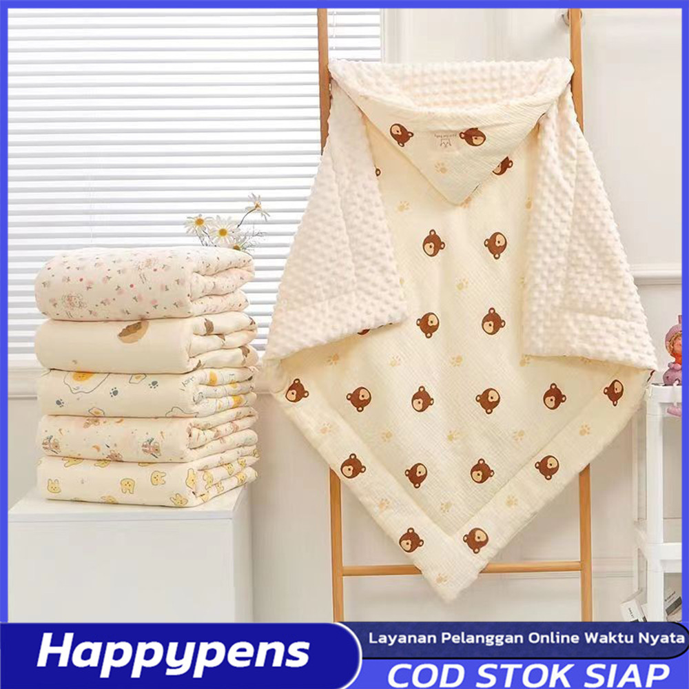 Selimut Bayi Lembut/ New Born Bedong/ Selimut Bayi Hoodie/ Sleeping Bag Bayi/ Baby Muslin Blanket