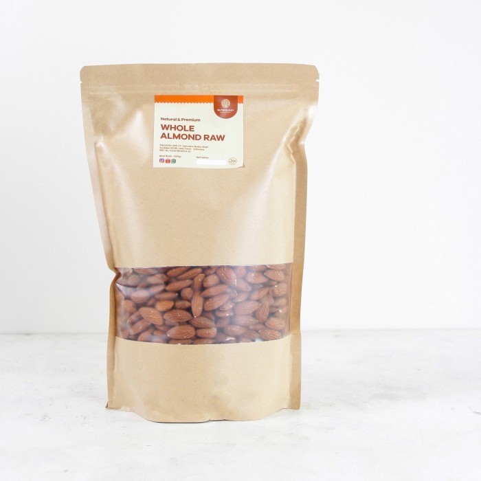 

AD Kacang Almond Utuh Mentah 1KG - Natural & Premium