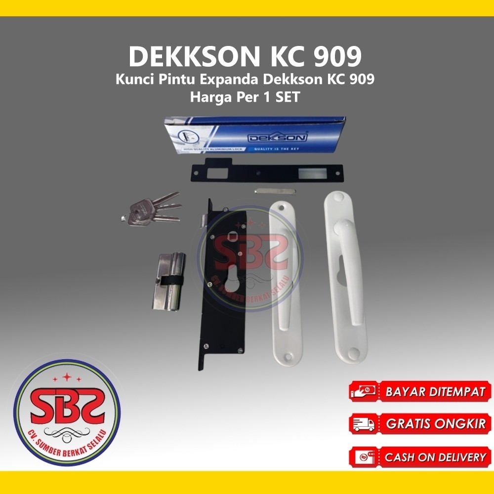 DEKSON DEKKSON KC909 Kunci Pintu Expanda Dekkson KC 909 White
