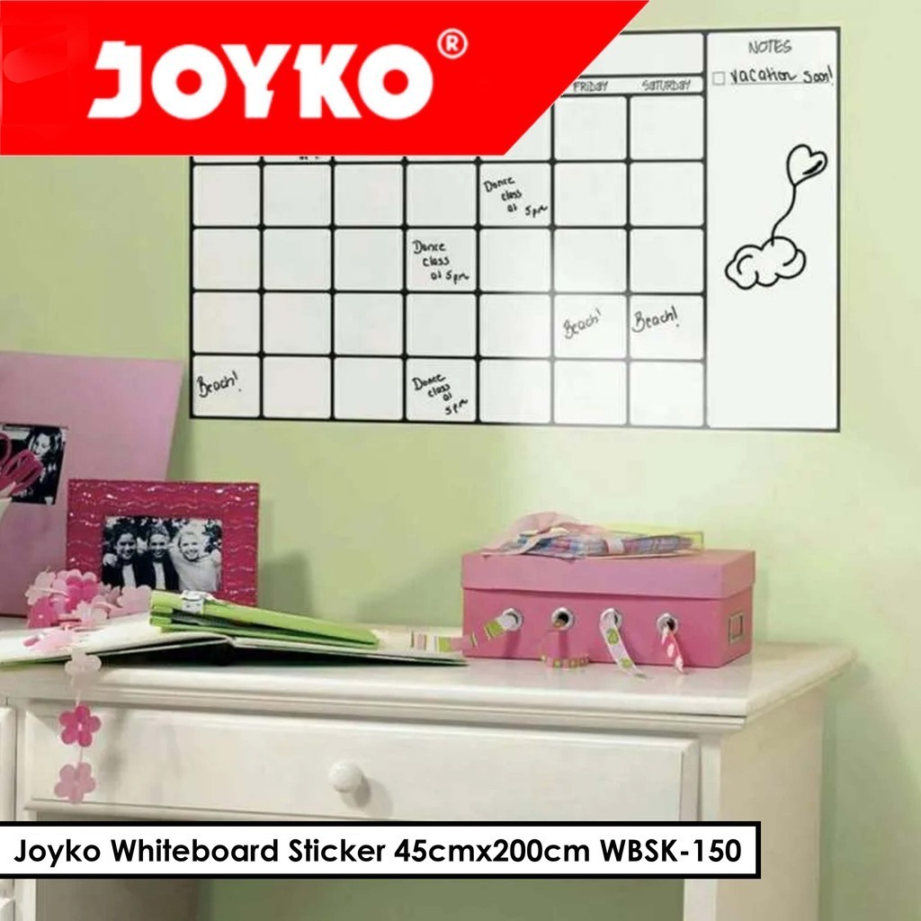 

Joyko Whiteboard Sticker 45cmx200cm WBSK-150