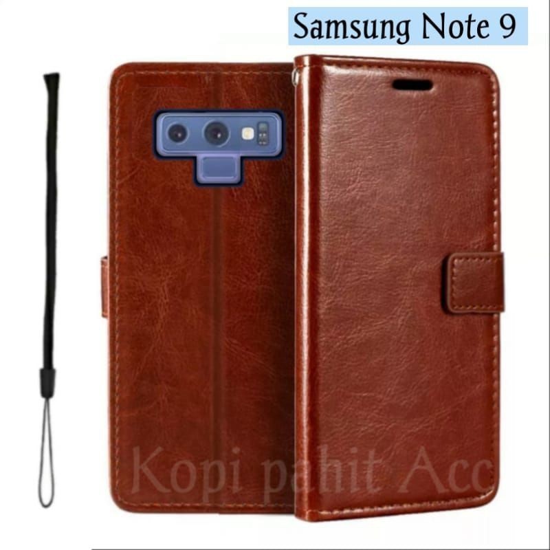 Casing Untuk Hp Samsung Galaxy Note 9 Flip Cover Wallet Sarung Hp Case Dompet Sarung Kulit