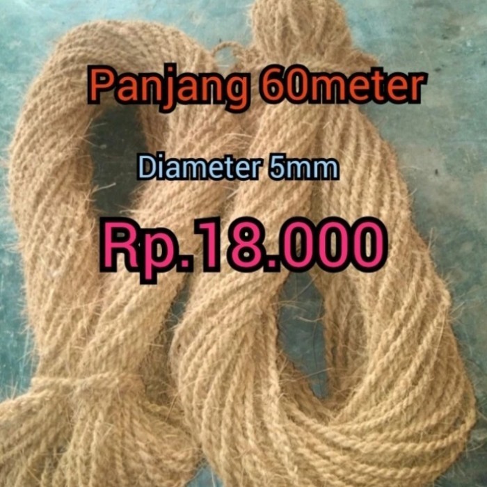 TALI SABUT KELAPA ANGGREK PANJANG 60METER (Griya Pot Store)