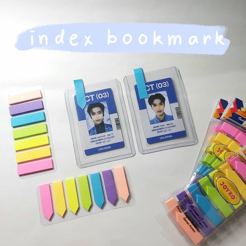 

index bookmark sticky notes