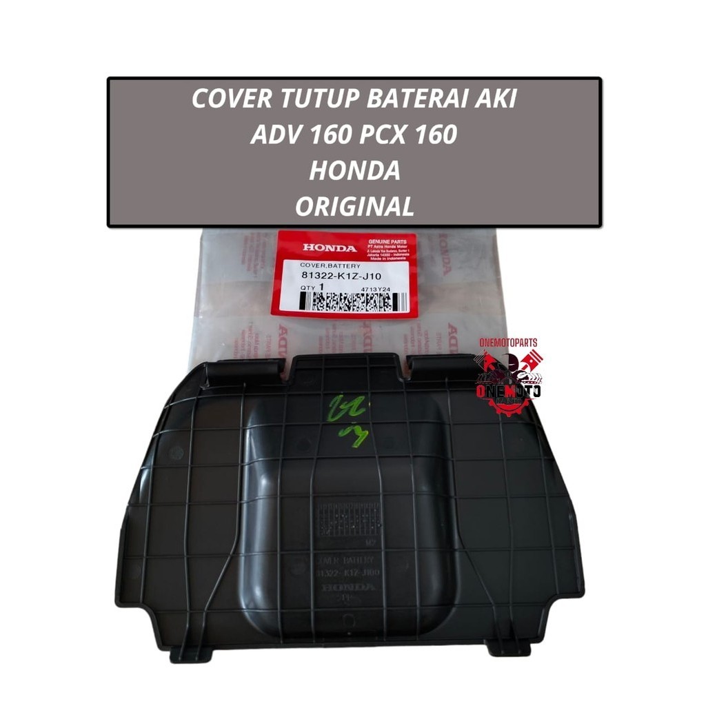 ORIMOTO - COVER TUTUP BATERAI AKI ADV 160 PCX 160 HONDA ORIGINAL 81322-K1Z-J10