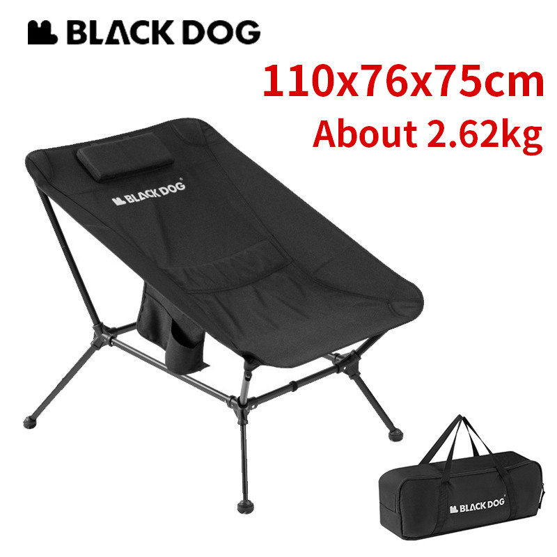 Naturehike BLACKDOG Camping Chair Outdoor Travel Fishing Beach Lounge Folding Portable Aluminum Ultr