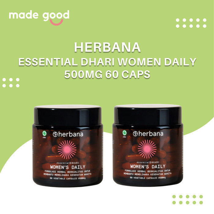 Herbana Essential Dhari Women Daily 500MG 60 Caps
