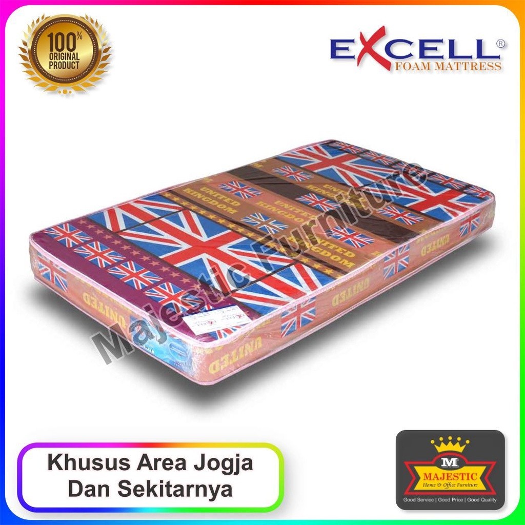 Kasur Busa Excell Standard - 90/100/120/140/160/180 - Tebel 14 - Jogja
