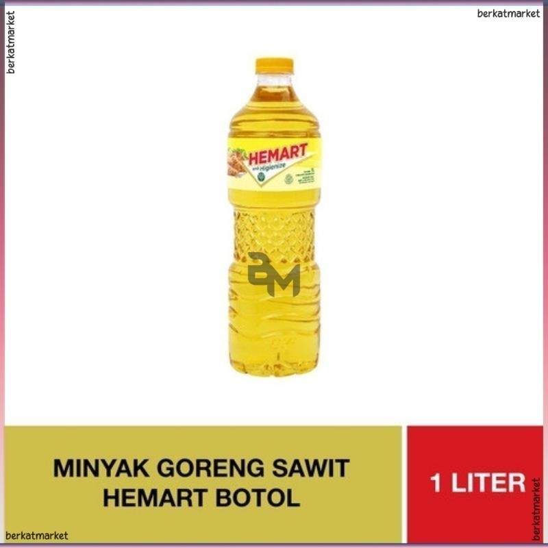 

Minyak Goreng Gorengan Hemart 1L Kelapa Sawit Murni Palm Cooking Coconut Oil 1 2 3 4 5 6 8 15 25 200 250 400 450 500 600 900 1000 1500 1/2 1/4 ML L Liter Kg Pouch Refill Botol Jerigen Dus Karton Perkarton Sania Barco Kita Promo Murah Gratis Free Ongkir