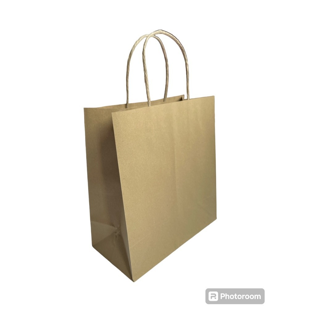 

Paper Bag Shopping SQUARE BT TWIST 26 | Tas Shopping Paper | paper Shopping Bag