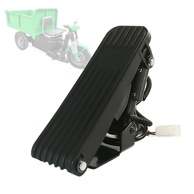 Pedal Gas Elektrik Foot Throttle Pedal Gas Kaki Motor Listrik Dinamo BLDC Go Kart ATV Hitam tahan la