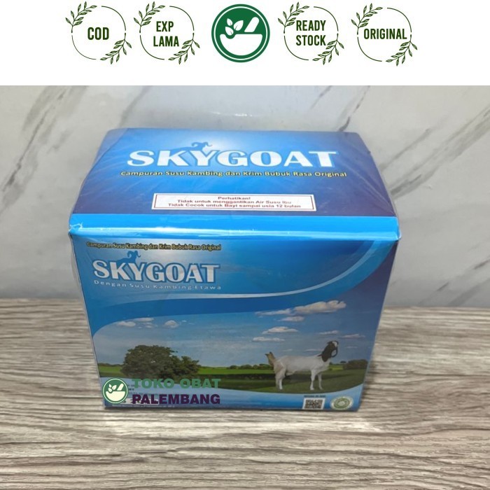 

TERJUAL SUSU BUBUK KAMBING ETAWA SKYGOAT RASA VANILLA 10 SACHET SKY GOAT GOAT