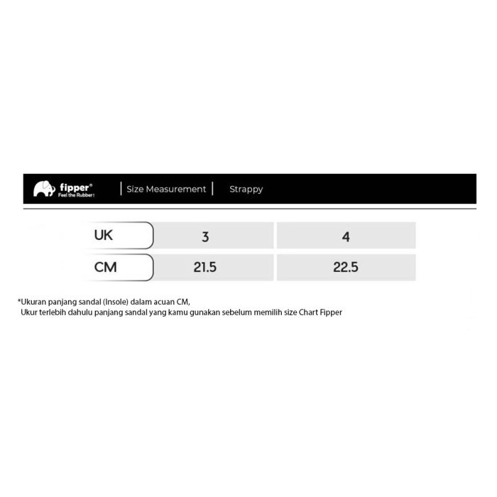 best -Fipper Strappy Petite Black / Black / Sandal Jepit Tali Wanita - 3
