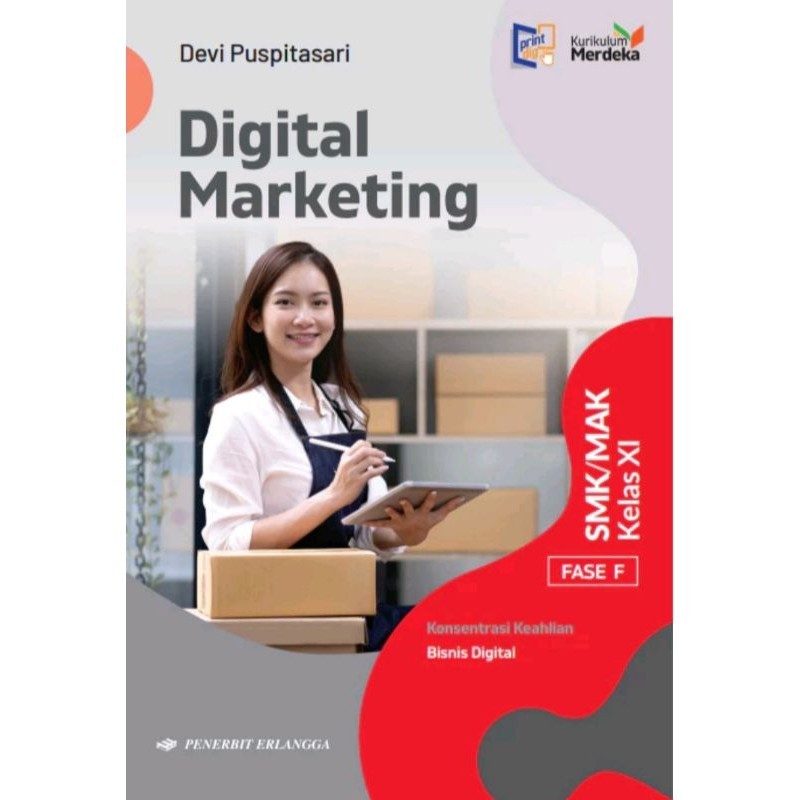 Buku SMK Digital Marketing Kelas XI 11 Kurikulum Merdeka Erlangga