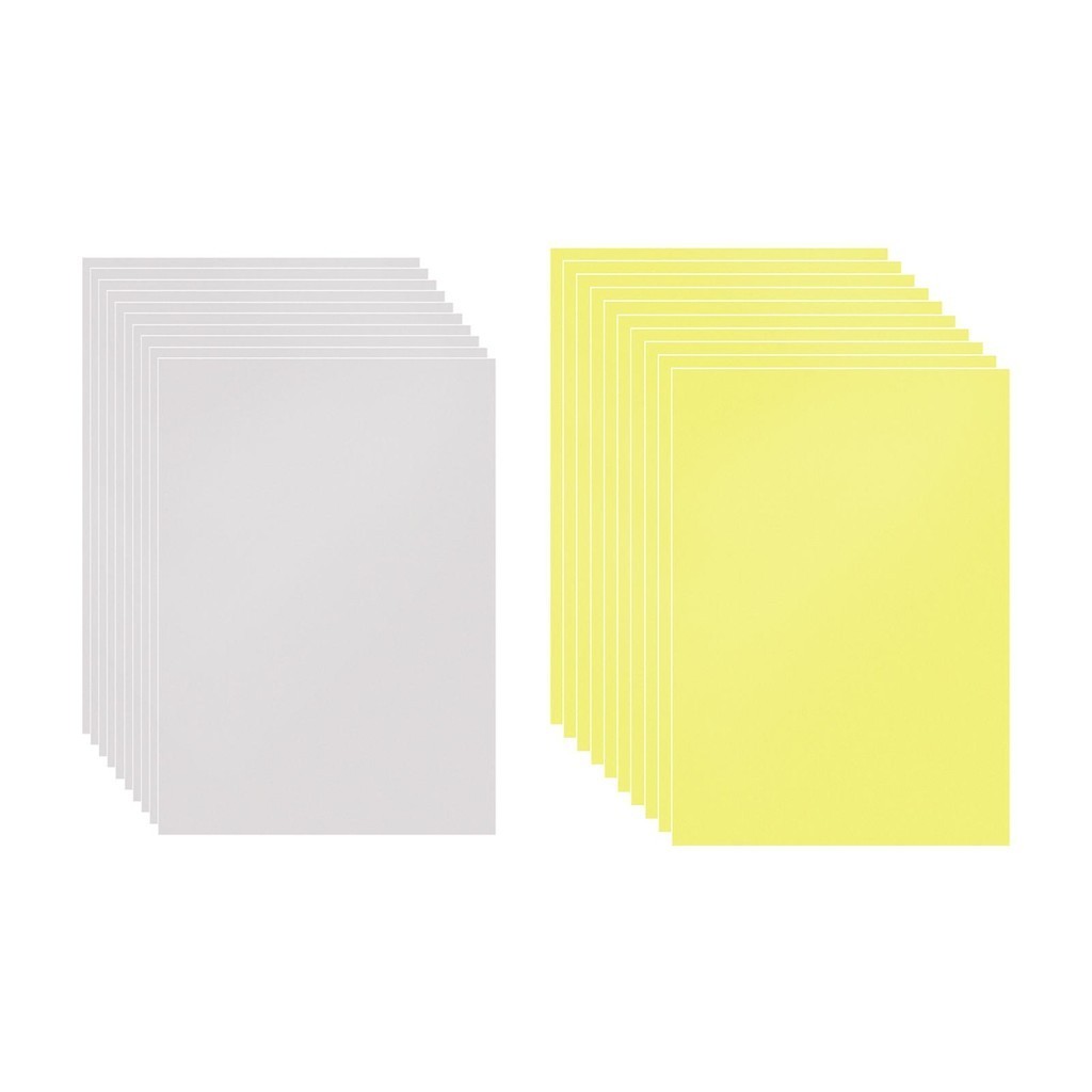 

10Pcs PVC Sheets Transparent Film for Office Decoration Projects DIY Cutting