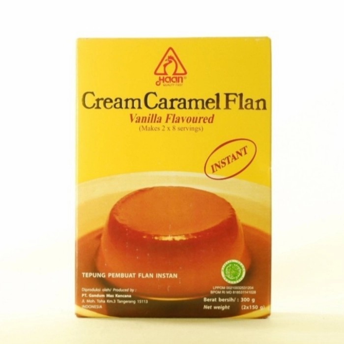 

TERJUAL Haan Cream Caramel Flan Vanila 300 gr / Bubuk Puding Karamel