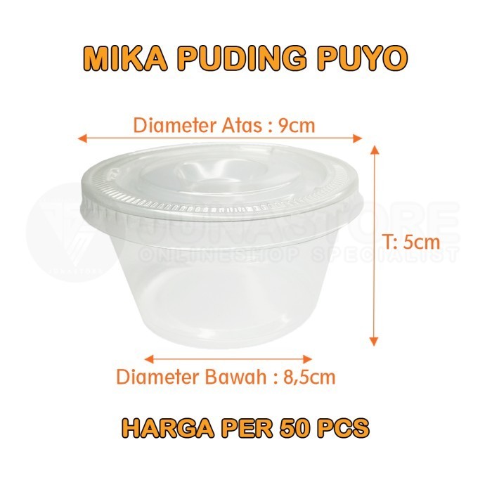 

TERJUAL Mika puding puyo (50pcs)