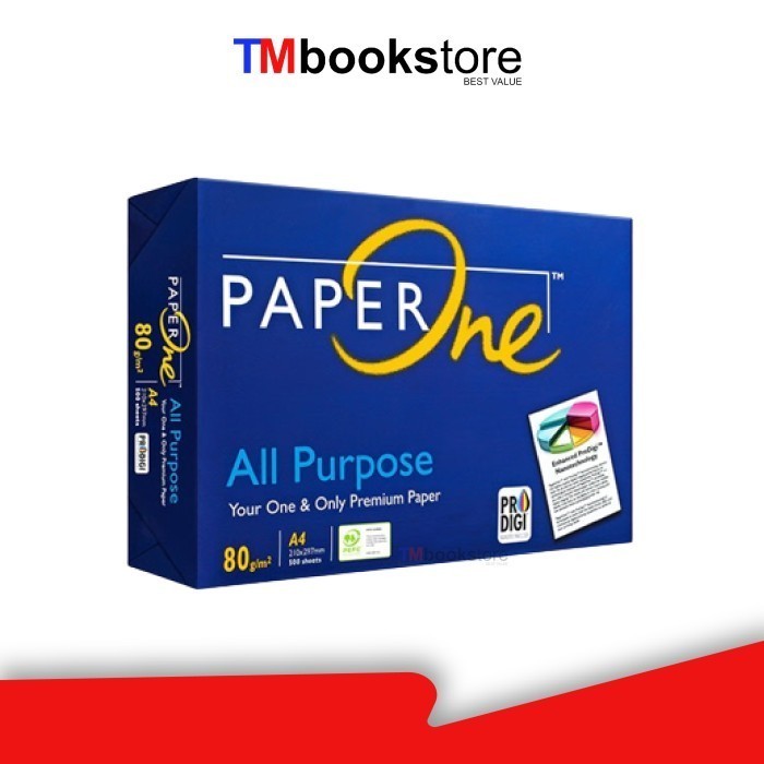 

KERTAS A4 80GR PAPER ONE TMBOOKSTORE