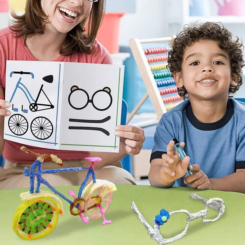 

22/40 Patterns 3D Printing Pen Drawing Book Clear Plate Painting Template 3D Pen Paint Album Handmade Crafts Thick Paper