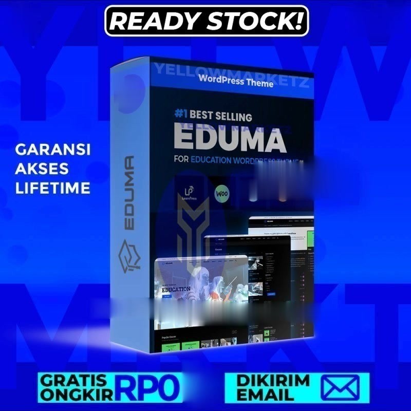 EDUMA WP THEME - WordPress Education Theme - Tema Universitas - Online Course - Sekolah - LIFETIME