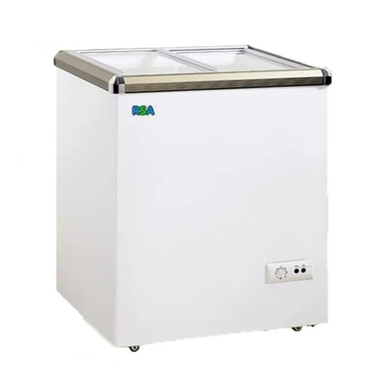 RSA - CHEST FREEZER 2 PINTU ( SLIDING FLAT GLASS ) 100 L - XS-110