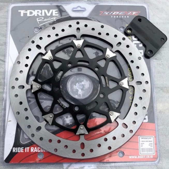 piringan cakram vixion diskcakram depan T drive lebar 300mm pnp vixion set breaket kaliper RIDE IT M