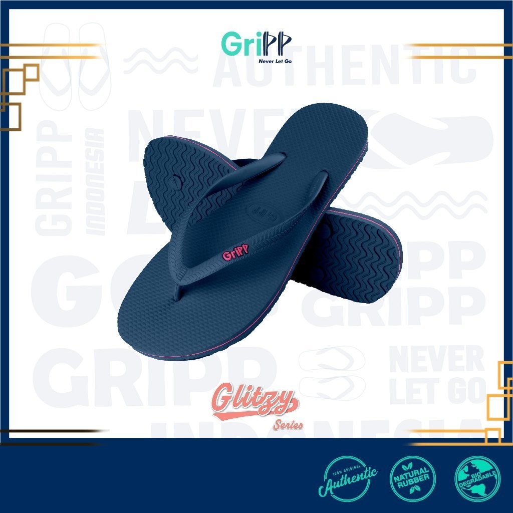 GriPP - Glitzy Blue Snorkel Red Ruby