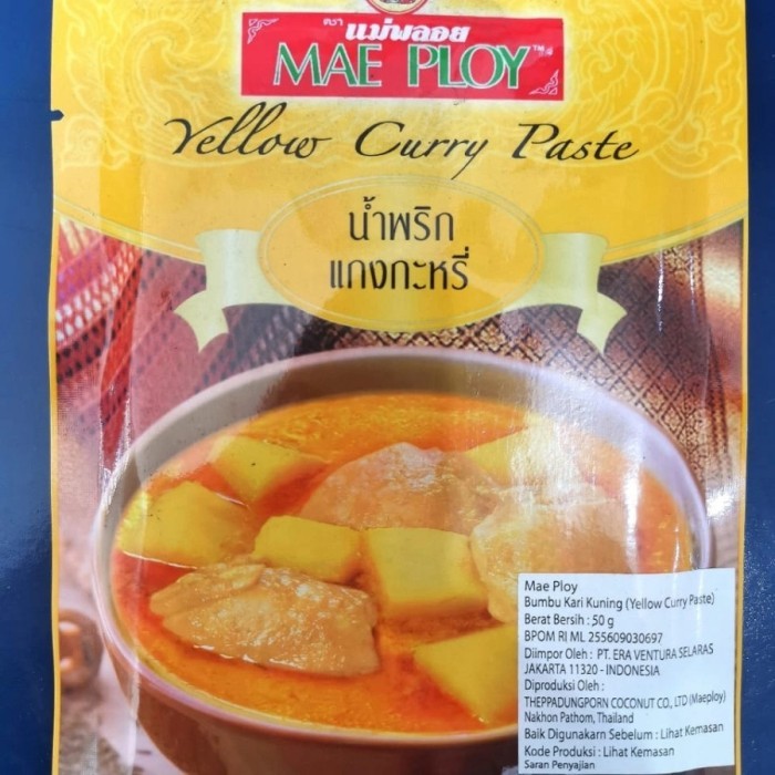 

Mae Ploy Yellow Curry Paste 50gr/ Bumbu Kari Kuning/ Thai Food