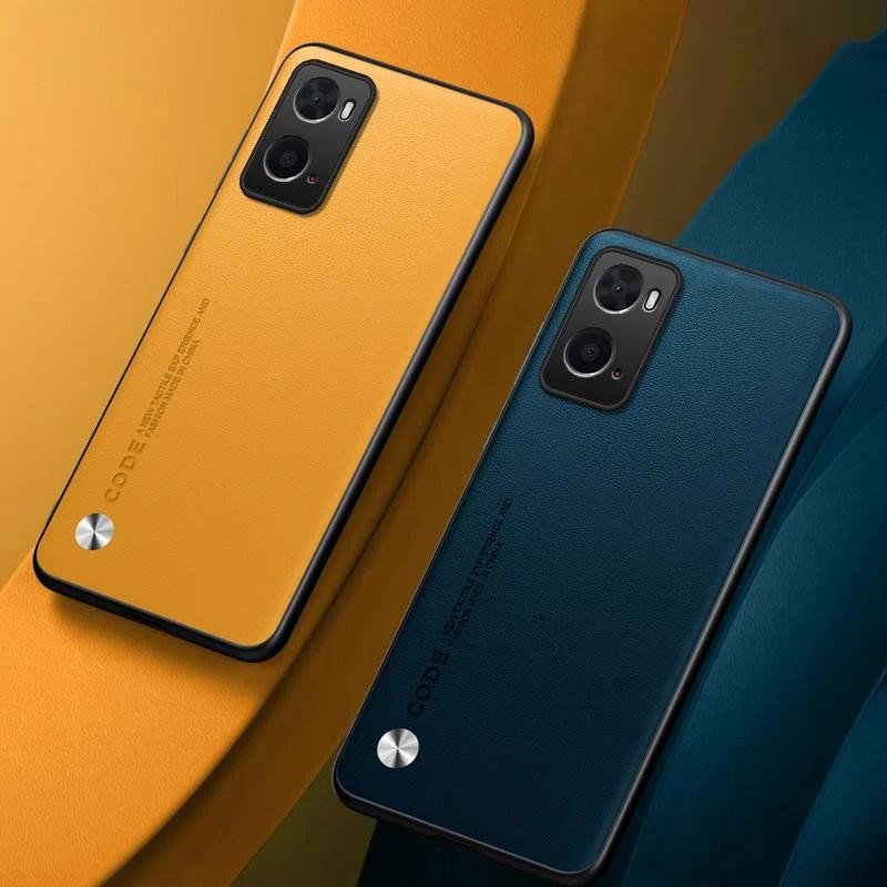 New Phone case OPPO A36 A76 A96 4G Carbon Fibre Leather Silicone Full Camera Protection Casing For O