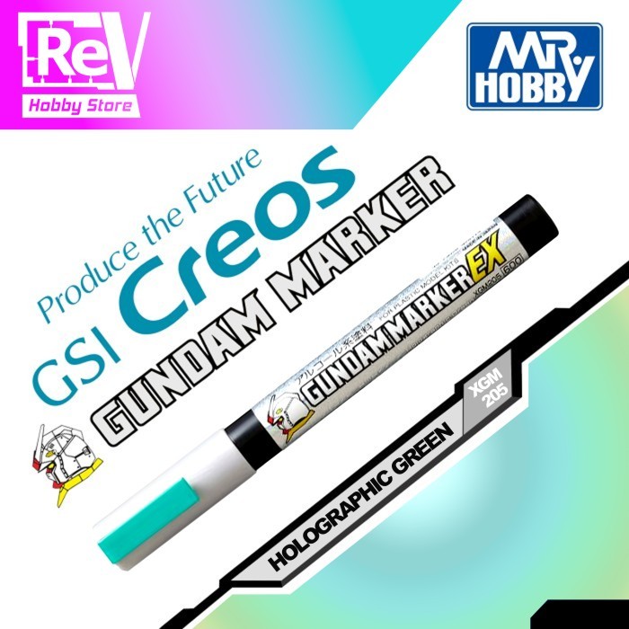 GUNDAM MARKER HOLOGRAPHIC GREEN PSYCHO FRAME XGM205
