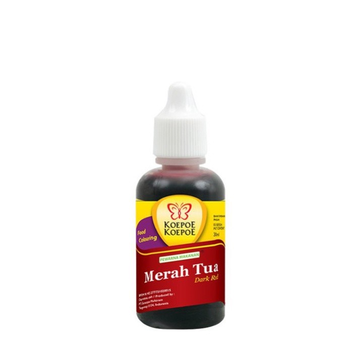 

Koepoe Koepoe Pewarna Makanan Merah Tua 30 mL