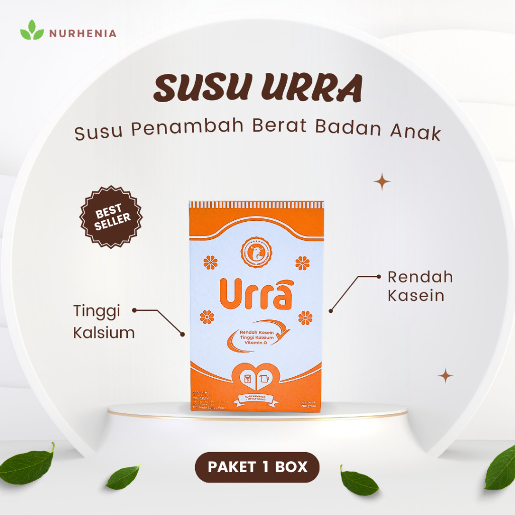 

( PROMO TERBAIK ) Susu Urra | Susu Penambah Nafsu Makan Dan Berat Badan Anak - 1 Box