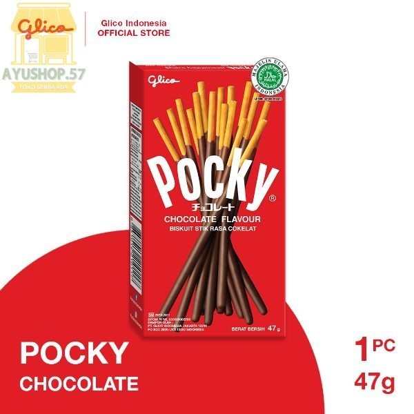 

Pocky Chocolate Stick Biscuit [47 g] - AYUSHOP57